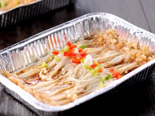 彭泽锡纸烤金针菇